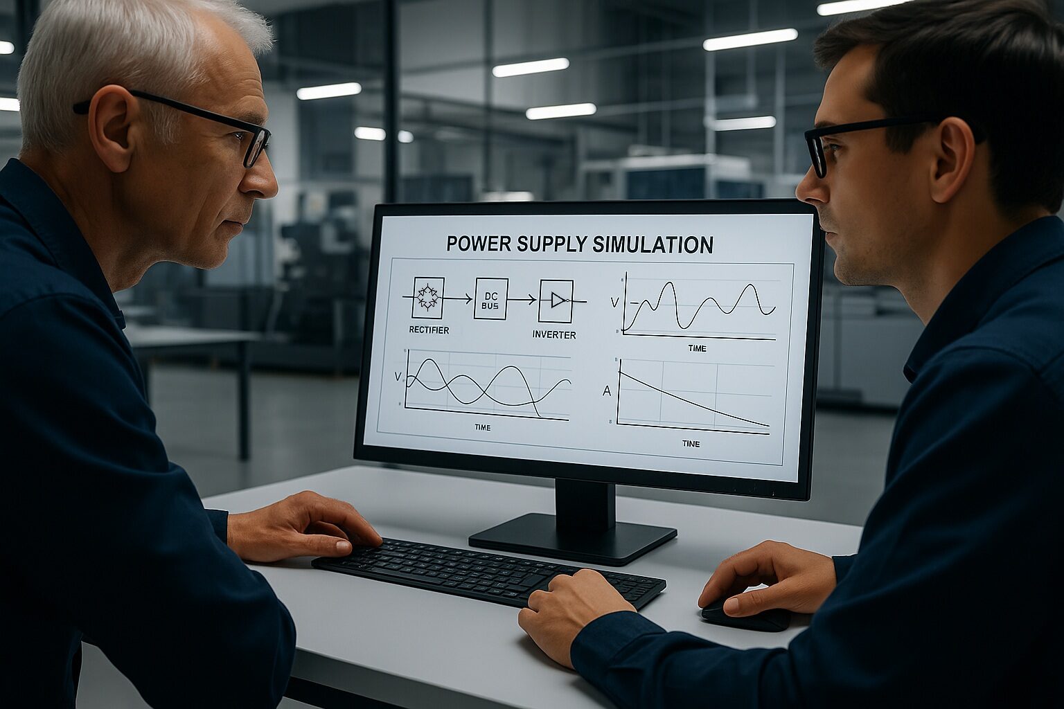 industrial power supply simulation software