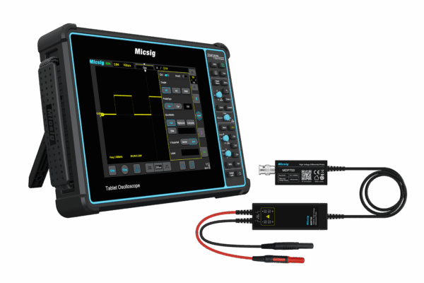 Oszillograph-Gerät zur Darstellung einer elektrischen Signalwellenform, unverzichtbar für die Analyse und Fehlersuche von elektrischen Signalen.