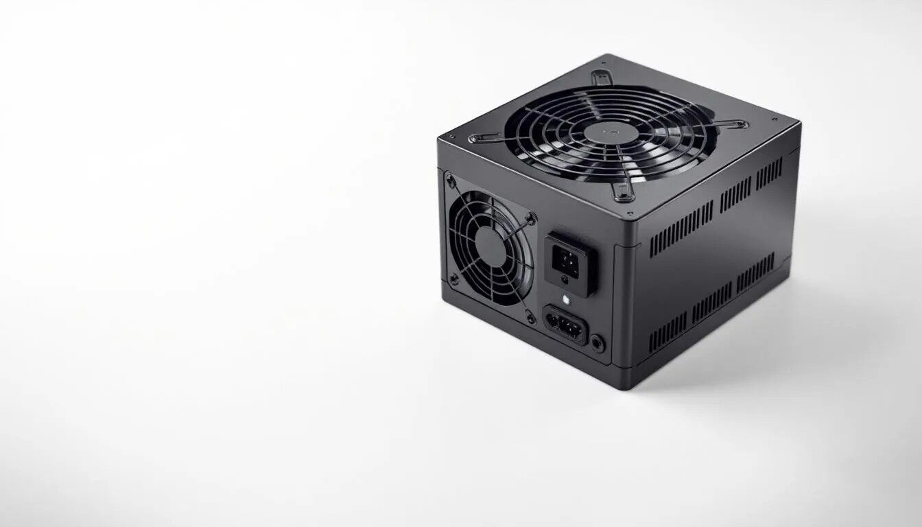 Key features of modern ATX power supplies displayed.