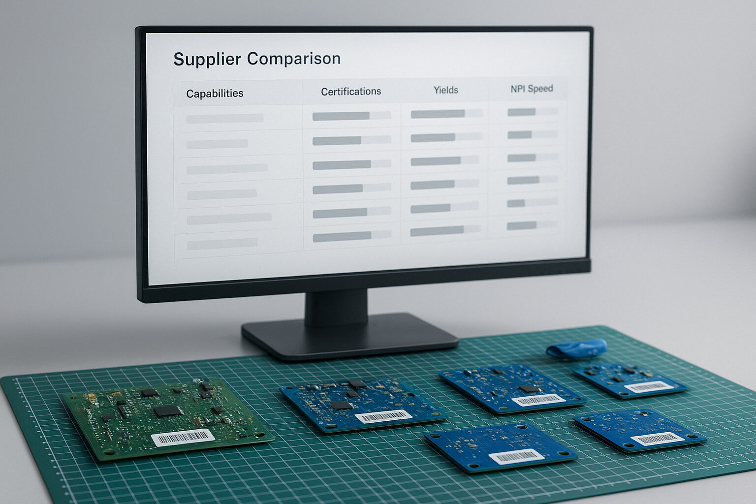Comparing EMS partners, PCB manufacturers, and contract manufacturing companies by capability and quality.