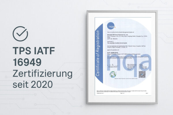 TPS: IATF 16949 Zertifizierung seit 2020