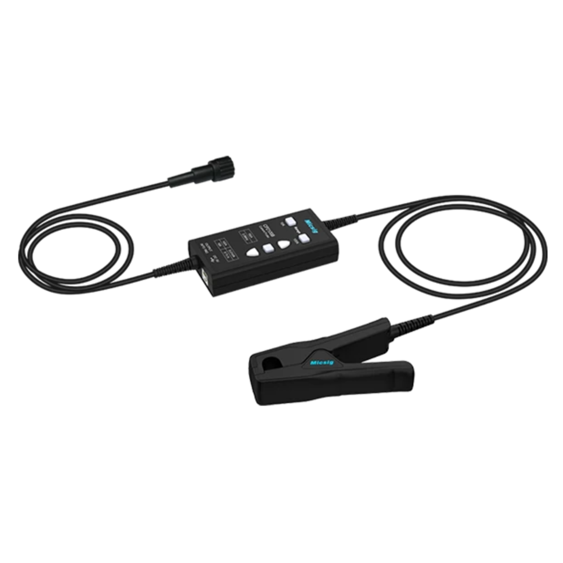 Das Bild fokussiert auf eine CP2100-Serie Strommesszange.