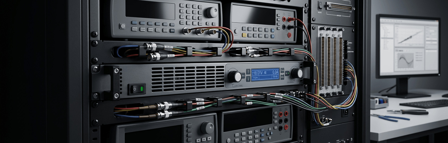 1U Rack Mount Programmable DC Power Supply ATE
