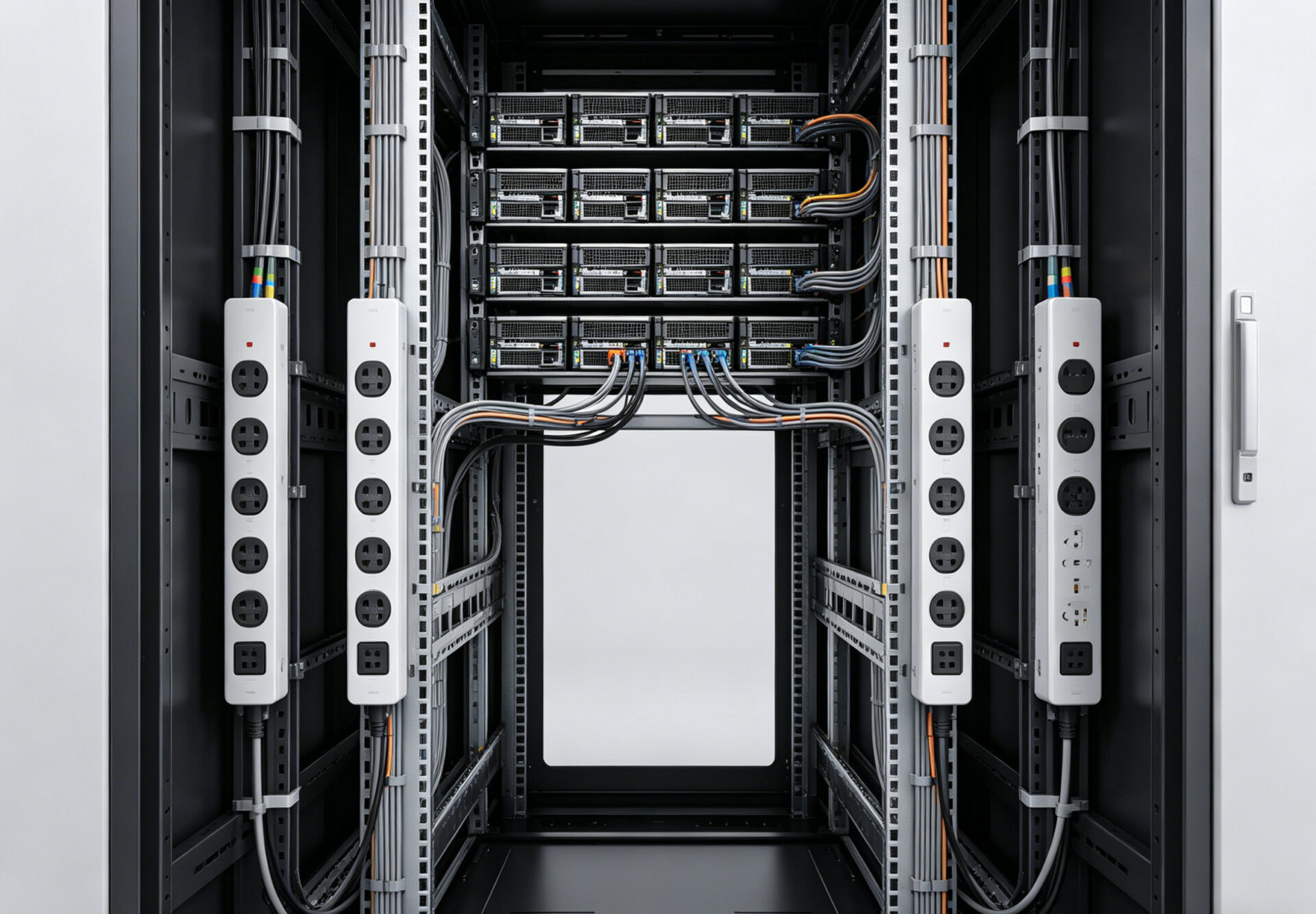 42U Rack PDU Integration Vertical 0U Power Distribution 42-HE Rack PDU Integration Vertikal 0-HE Stromverteilung