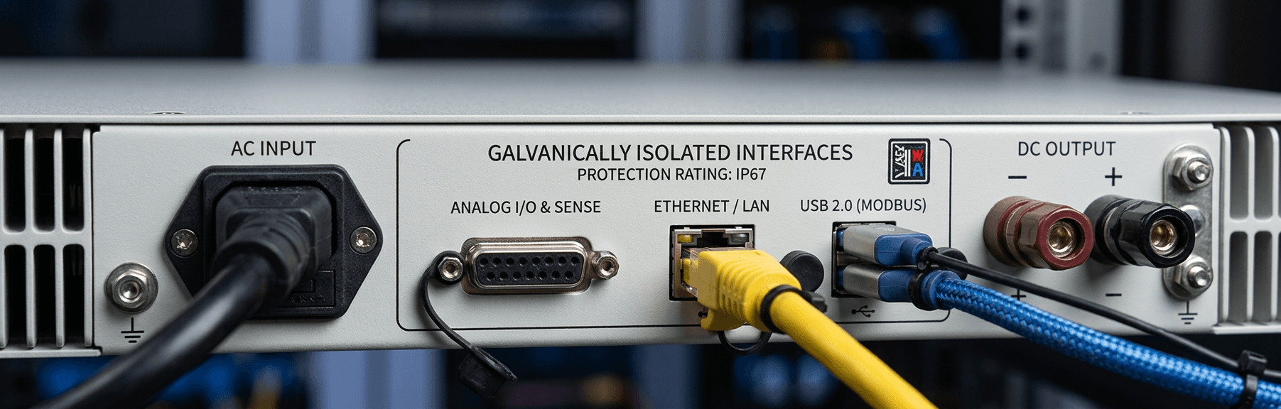 DC Power Supply with Ethernet Interfaces
