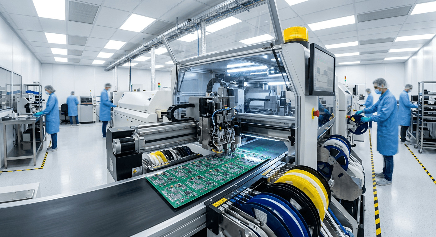 SMT PCB Electronic Assembly Line

