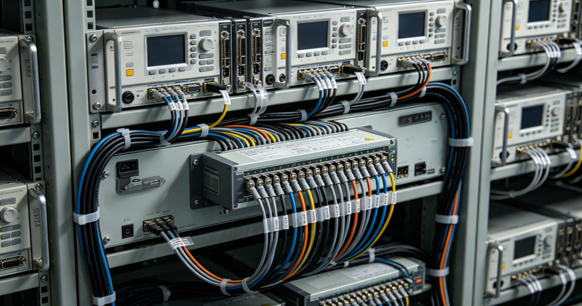 Automated Test Equipment ATE Rack Power Integration Multi‑Channel PXI System Wiring