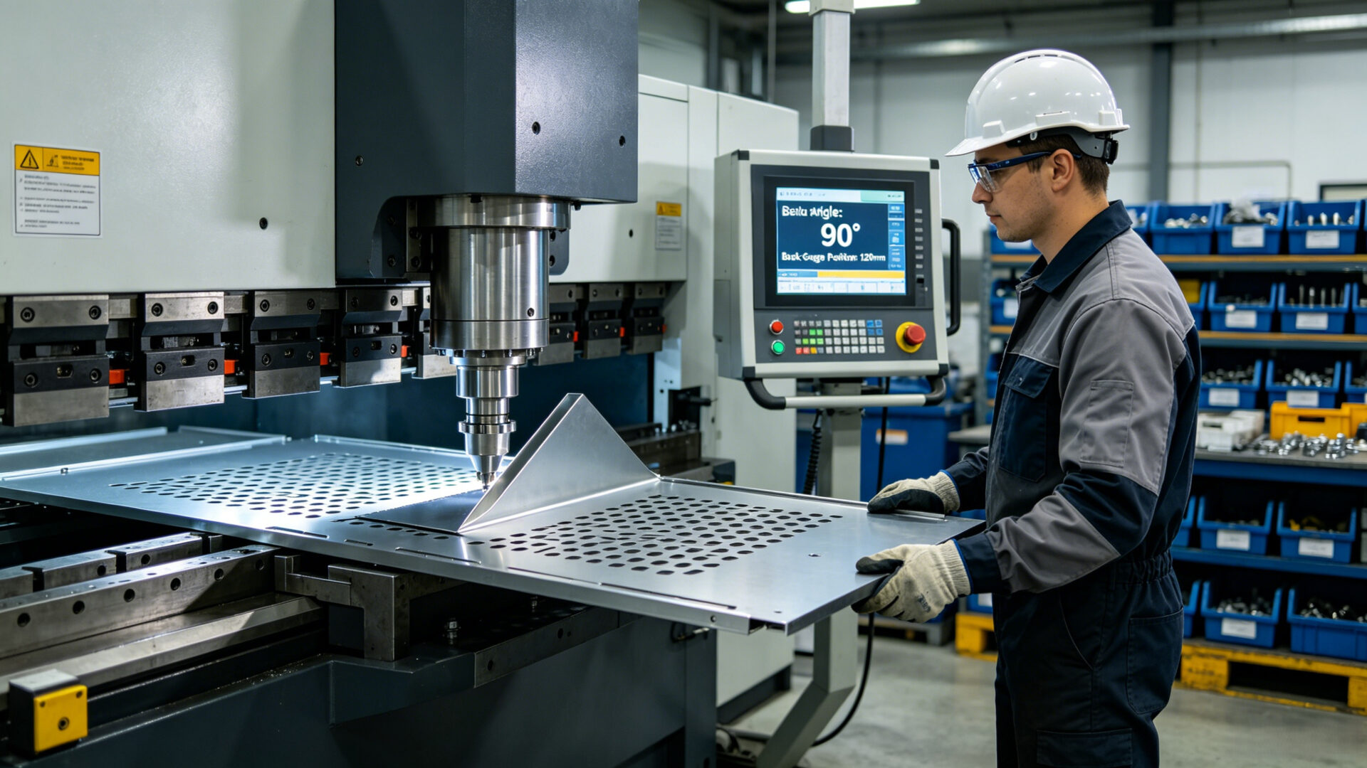 CNC Press Brake Bending Steel Enclosure Panel Precision Sheet Metal Fabrication – TPS Elektronik