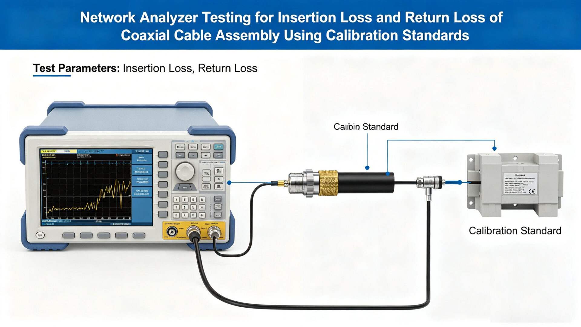 Coaxial Cable Insertion Loss Testing