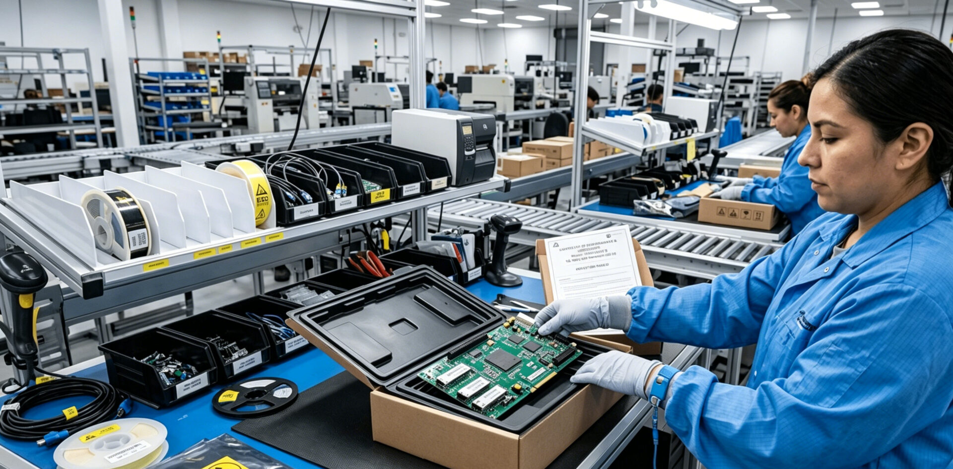 Electronics Custom Packaging and Kitting Services