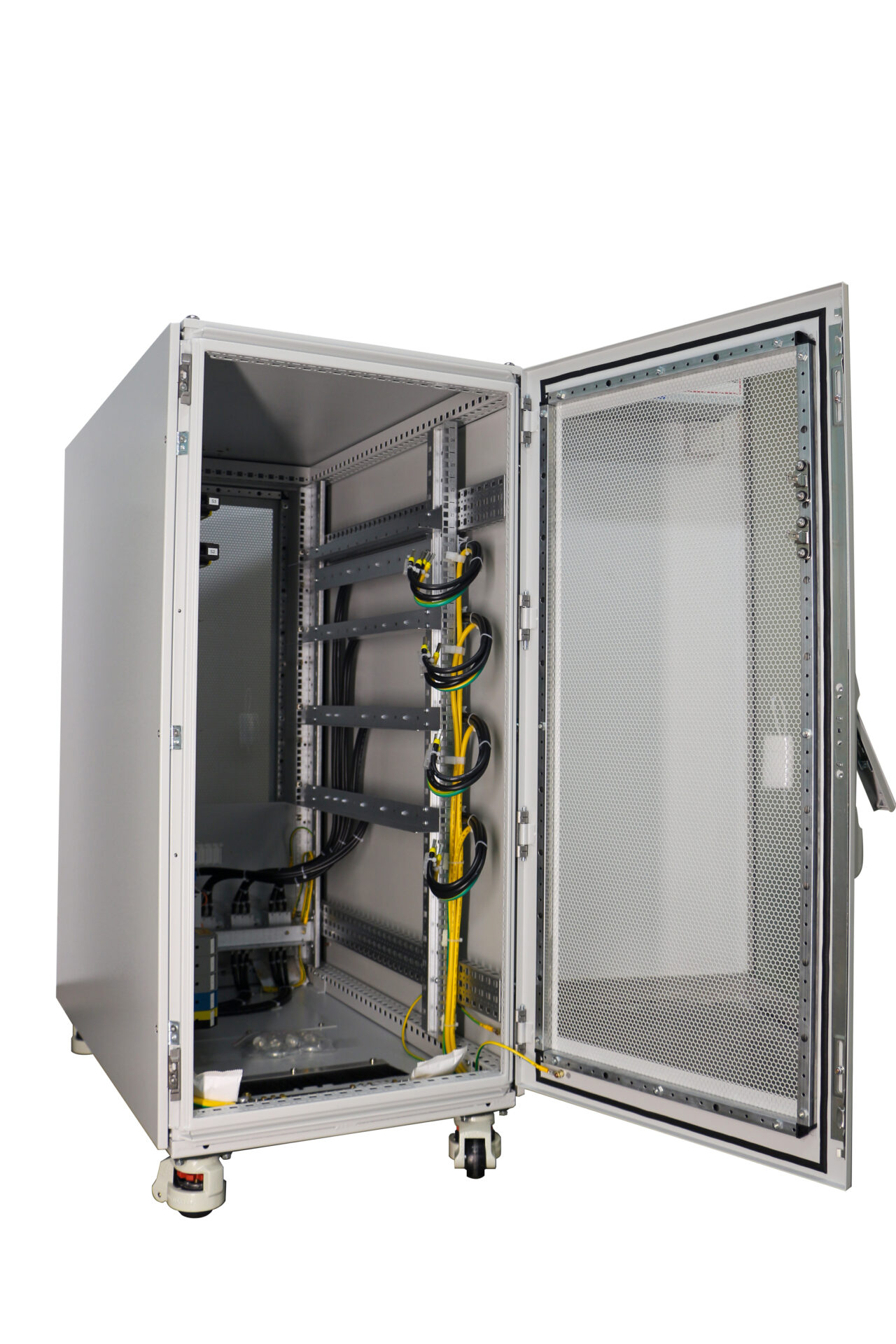 Custom 24U Cabinet at TPS Elektronik GmbH.