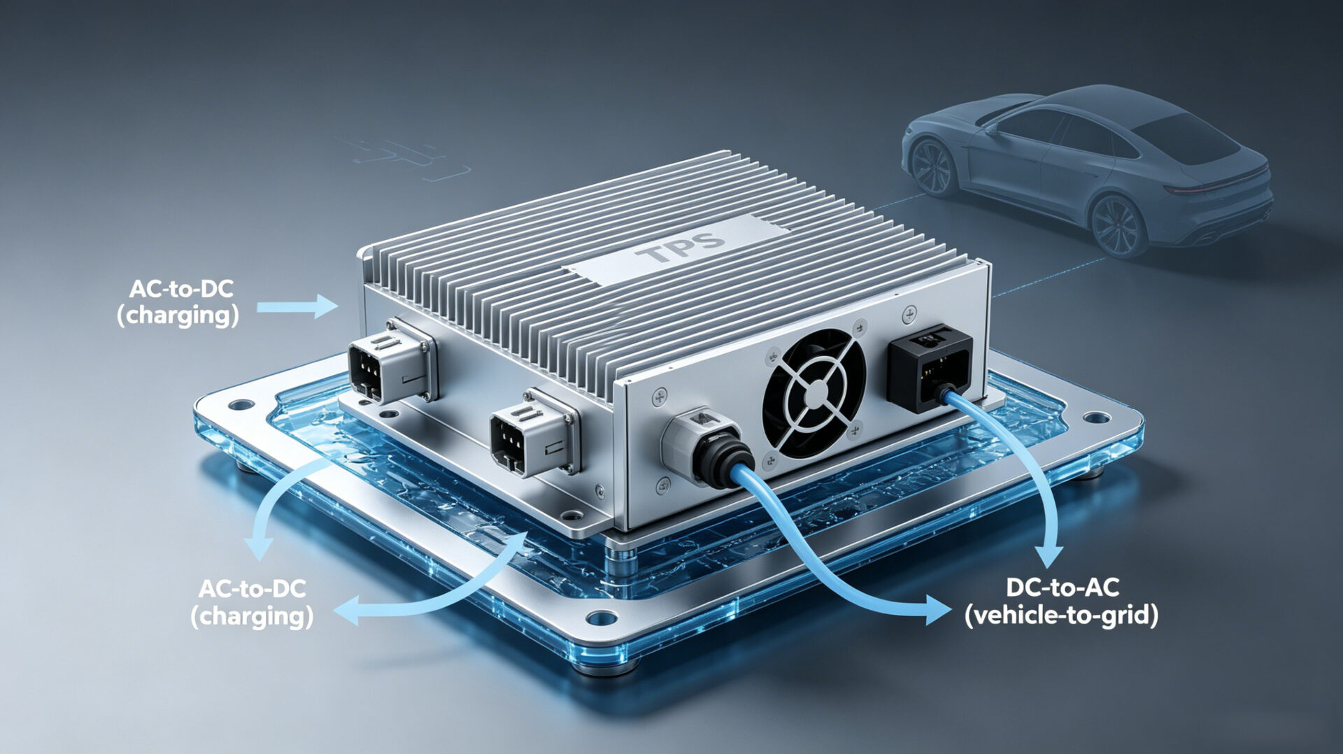 Automotive OBC Power Module Bidirectional AC‑DC SiC Converter EV Charger – TPS Elektronik