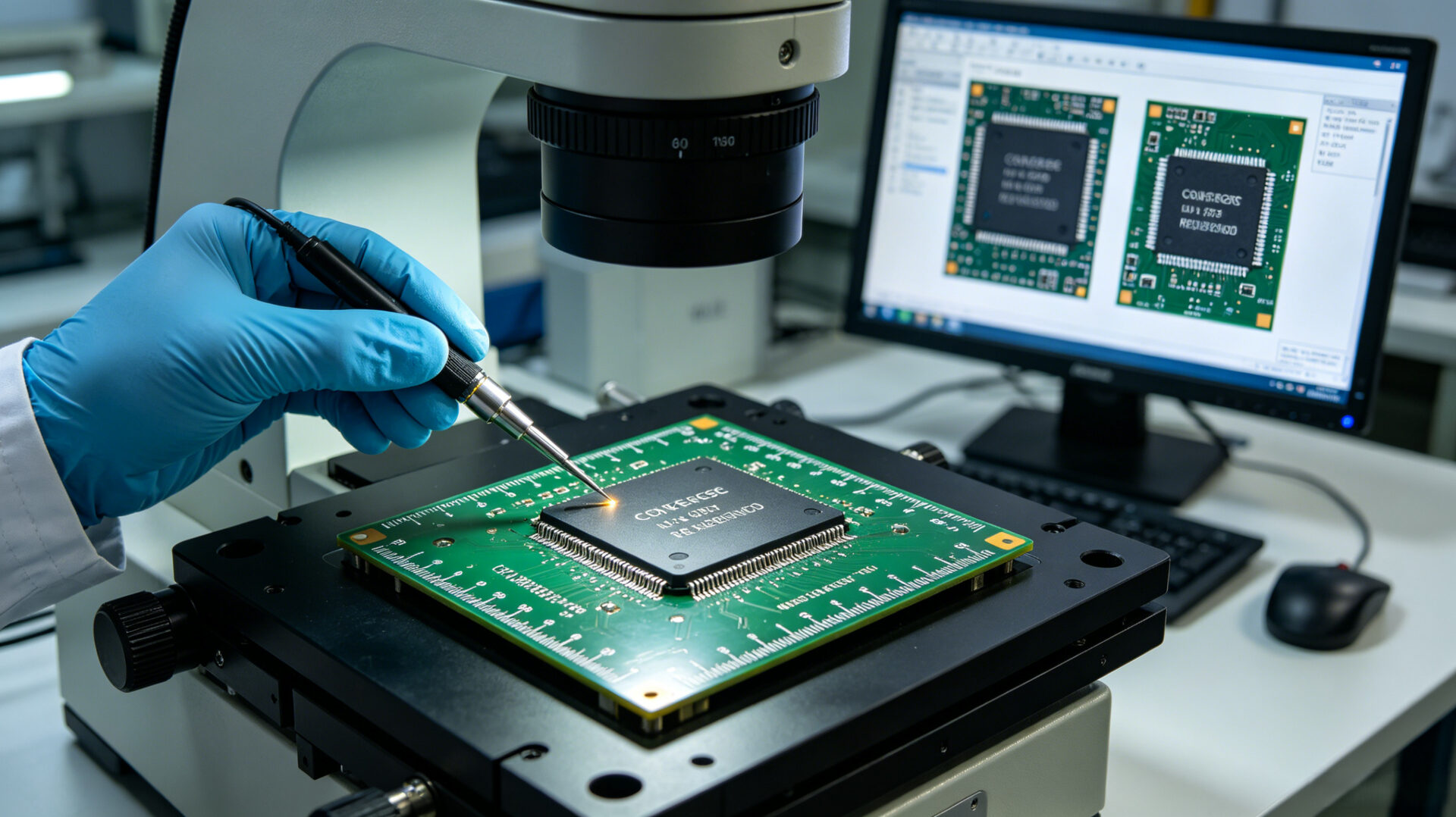 Counterfeit Component Detection Quality Inspection Microscope Testing Authenticity Electronic Supply Chain – TPS Elektronik