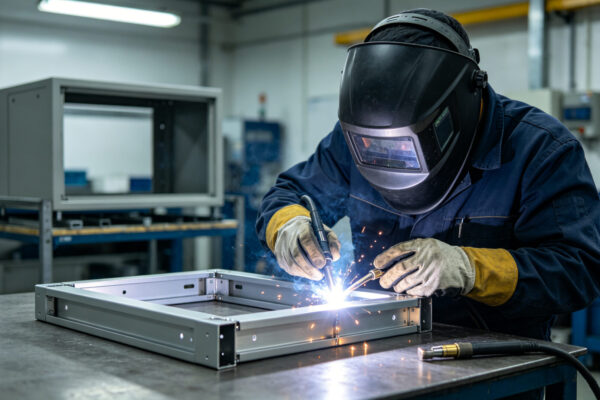 MIG TIG Welding Aluminum Steel Enclosure Frame Assembly TPS Elektronik – TPS Elektronik