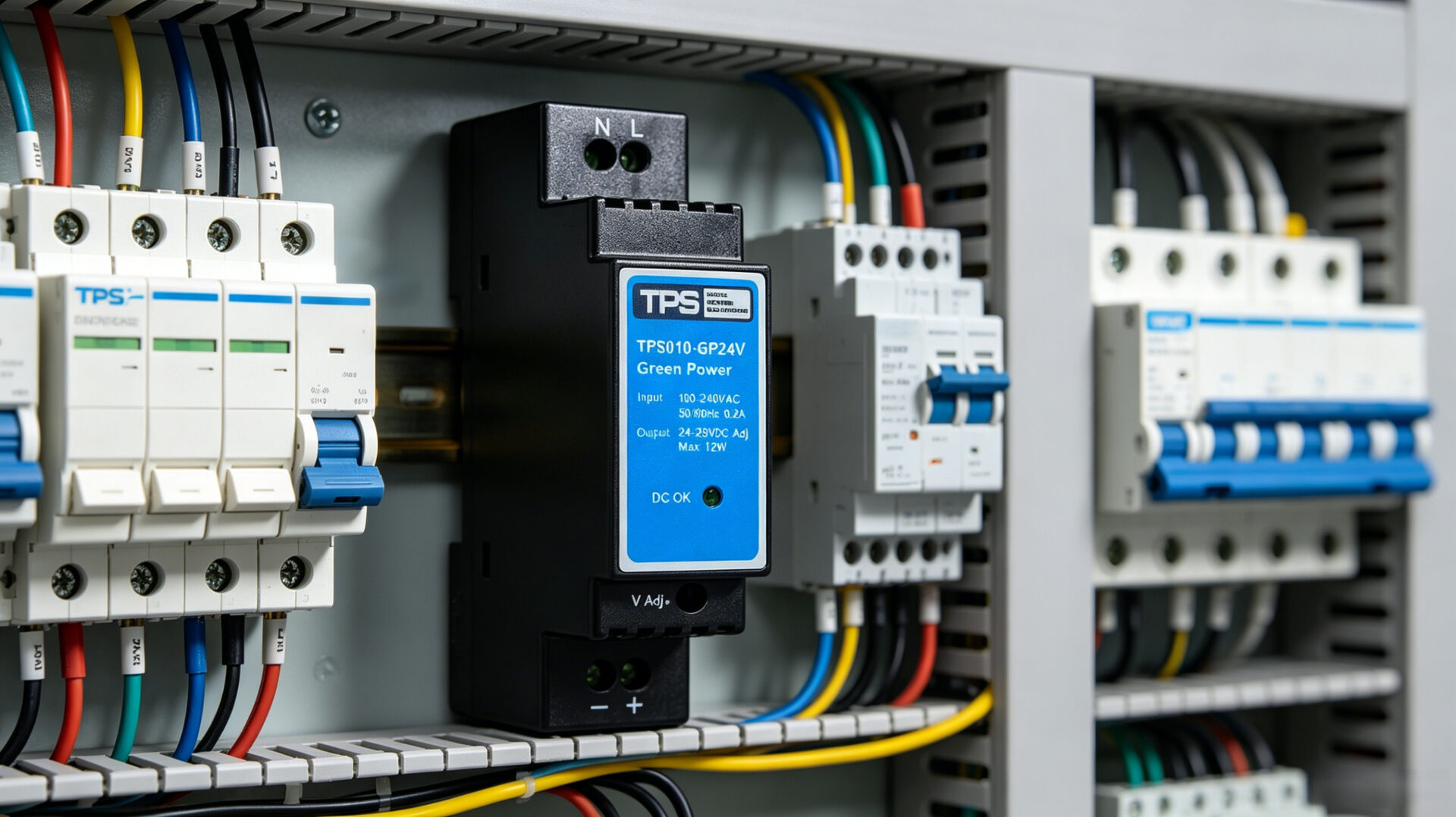 TPS 24V DC Industrial Power Supply DIN Rail Mount Automation Control Panel – TPS Elektronik