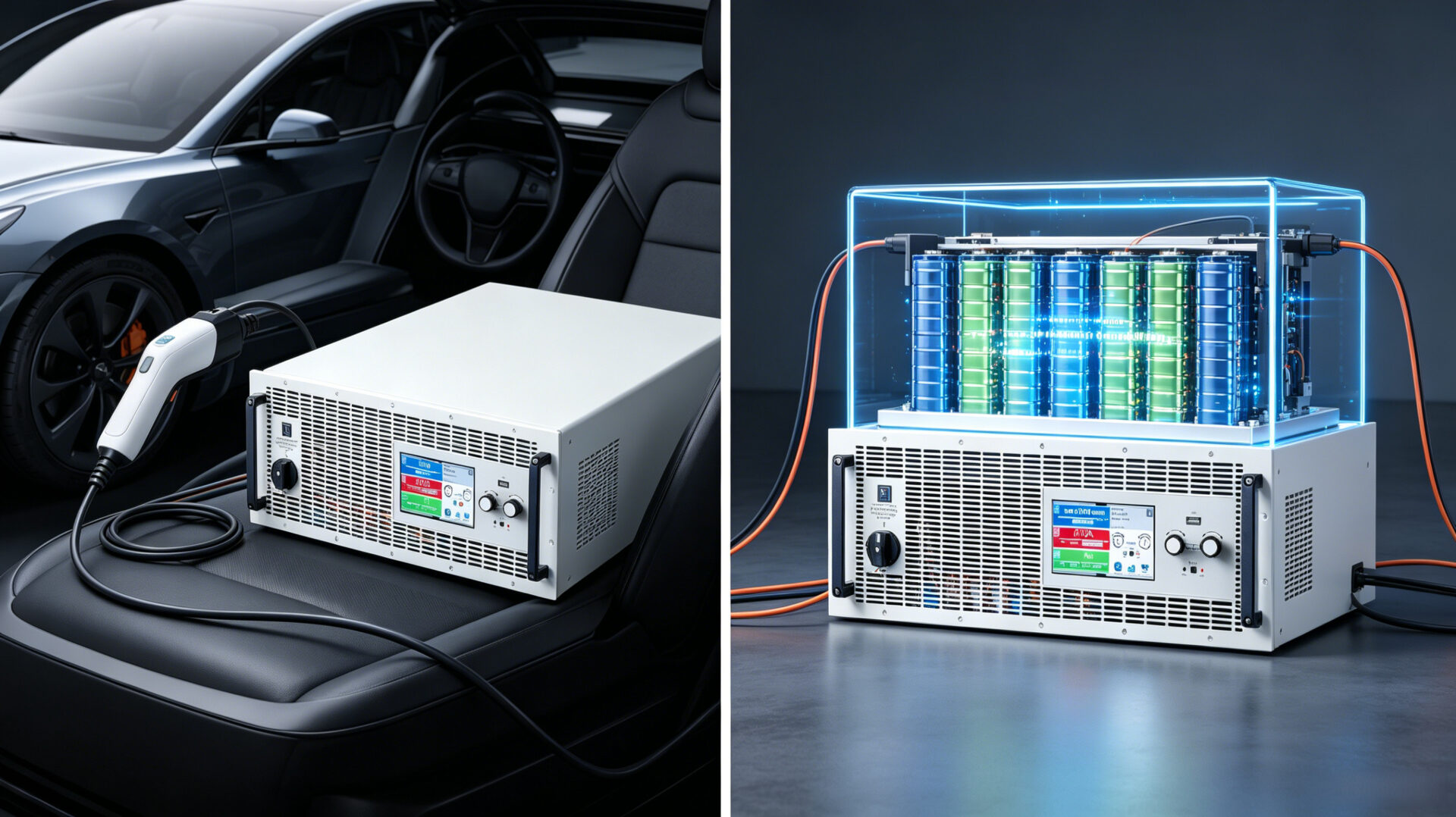 TPS Bidirectional Power Supply Battery Simulation On‑Board Charger Test Application – TPS Elektronik