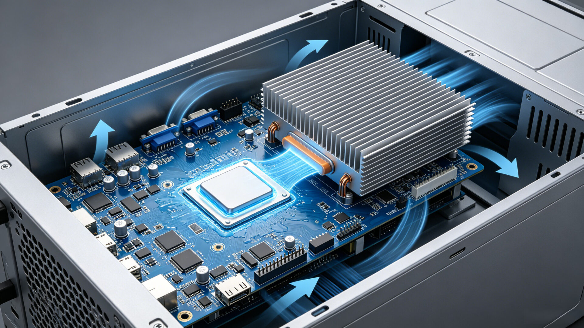 Thermal Optimized Circuit Board Integration Heat Sink Conformal Coating Dense Enclosure – TPS Elektronik