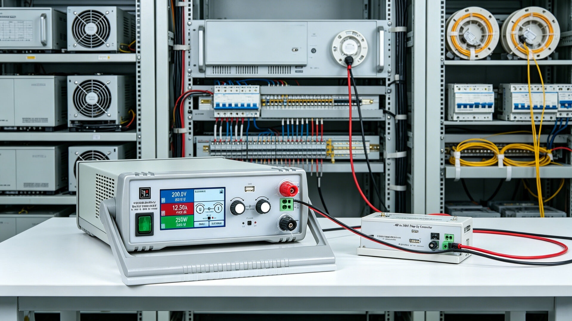 200V DC Power Supply for Telecom Base Station Testing200-V-Gleichstromnetzteil für Telekommunikationsbasisstationstests