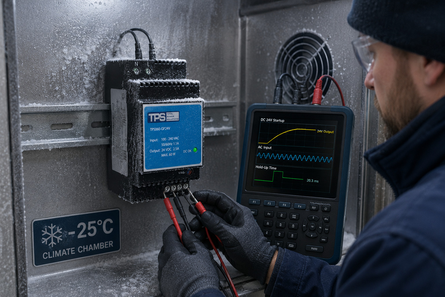 industrial DIN rail power supply