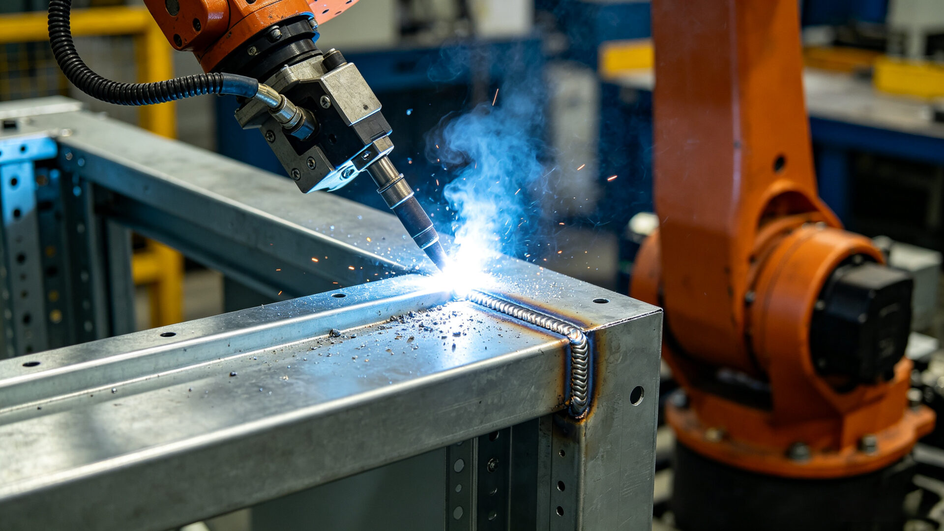 Continuous MIG Welding Outdoor Telecom Cabinet Seam Weatherproof IP65 – TPS Elektronik