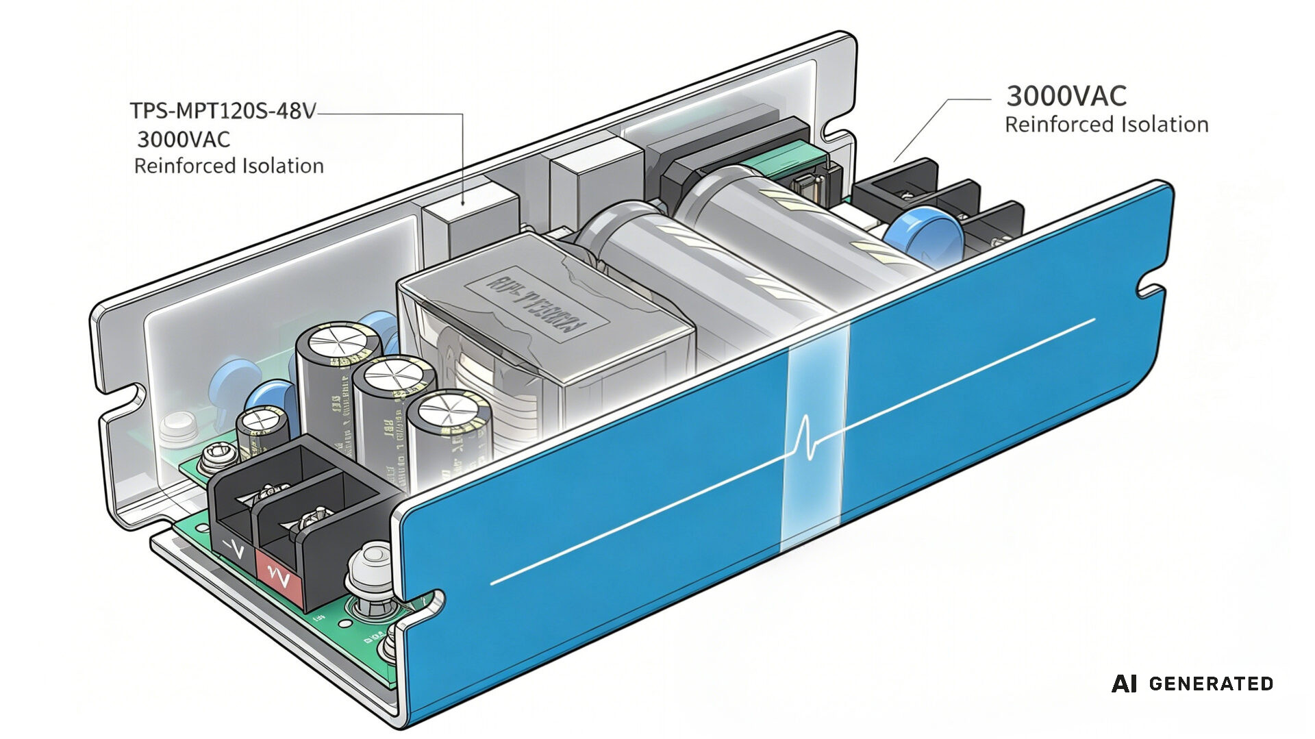 3000VAC-Isolation-48V-Power-Supply-Safety-Diagram-Industrial-–-TPS-Elektronik