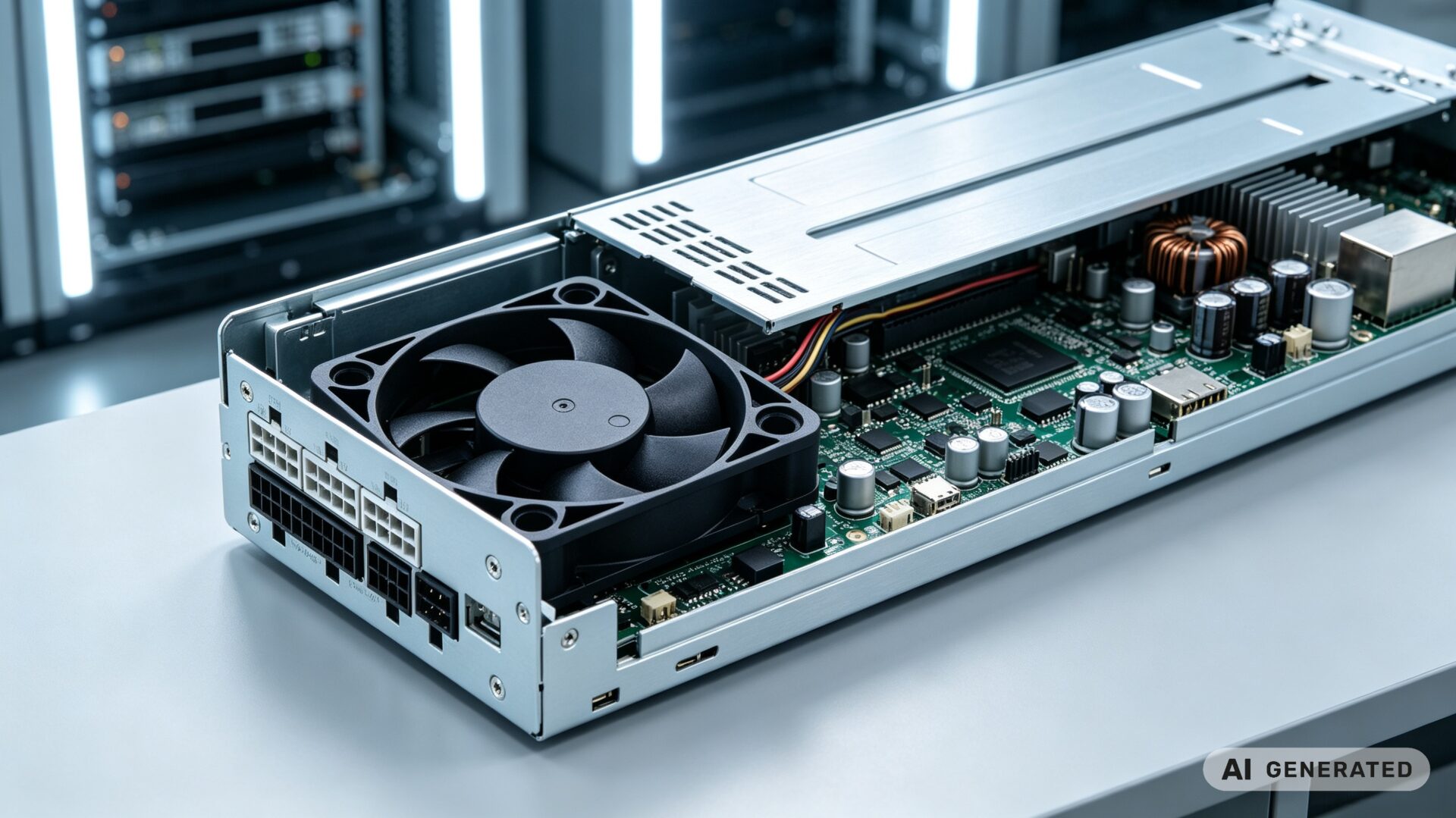 High Static Pressure Fan vs High Airflow Fan for Server PSU Cooling