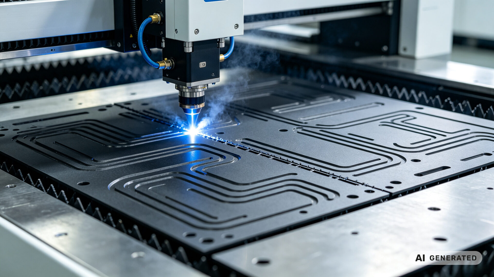 Precision Laser Cutting of Graphite Bipolar Plate for Fuel Cells
Präzisions-Laserschneiden von Graphit-Bipolarplatten für Brennstoffzellen
