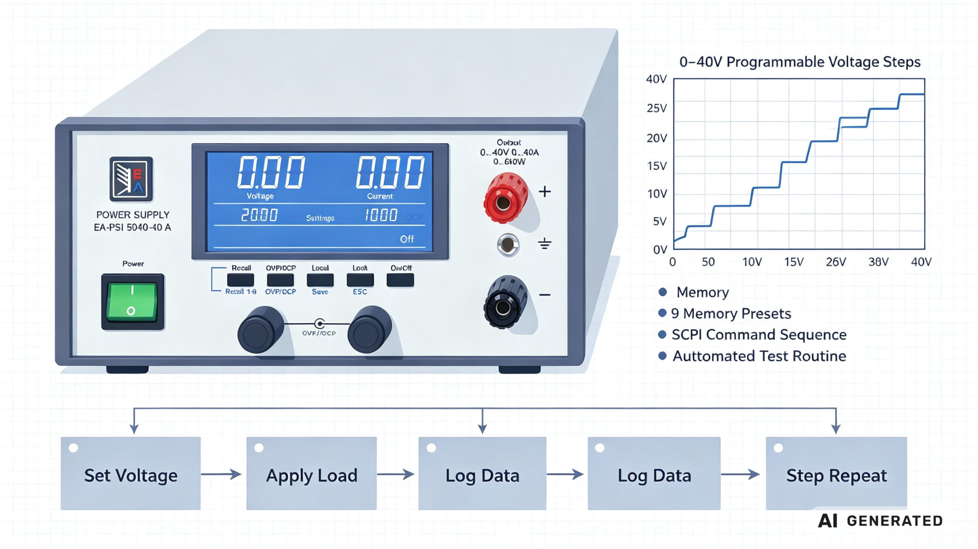 Automated Voltage Profiling with Programmable Lab Power Supply
