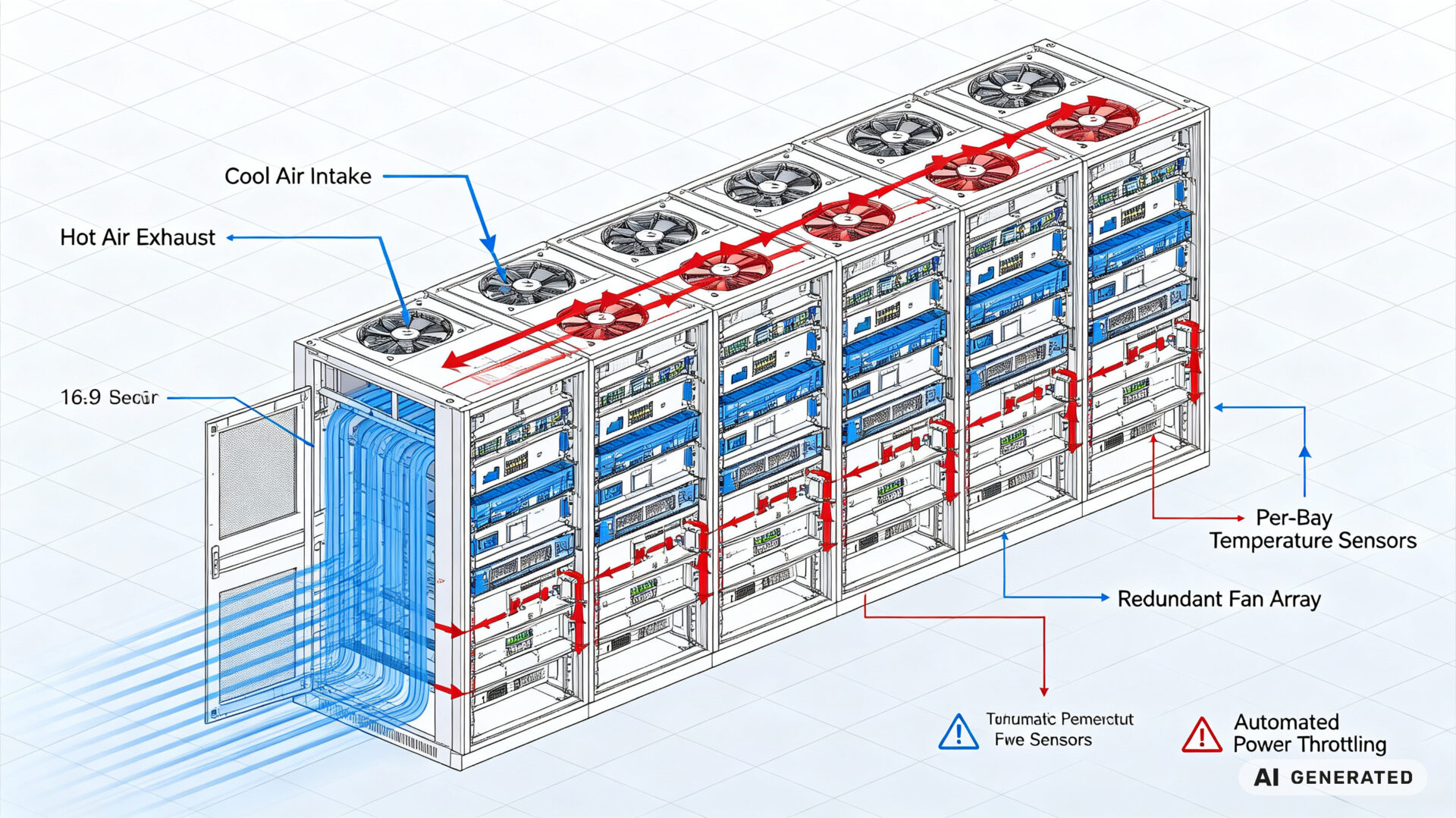 Data Center Control Cabinet Thermal Management Architecture