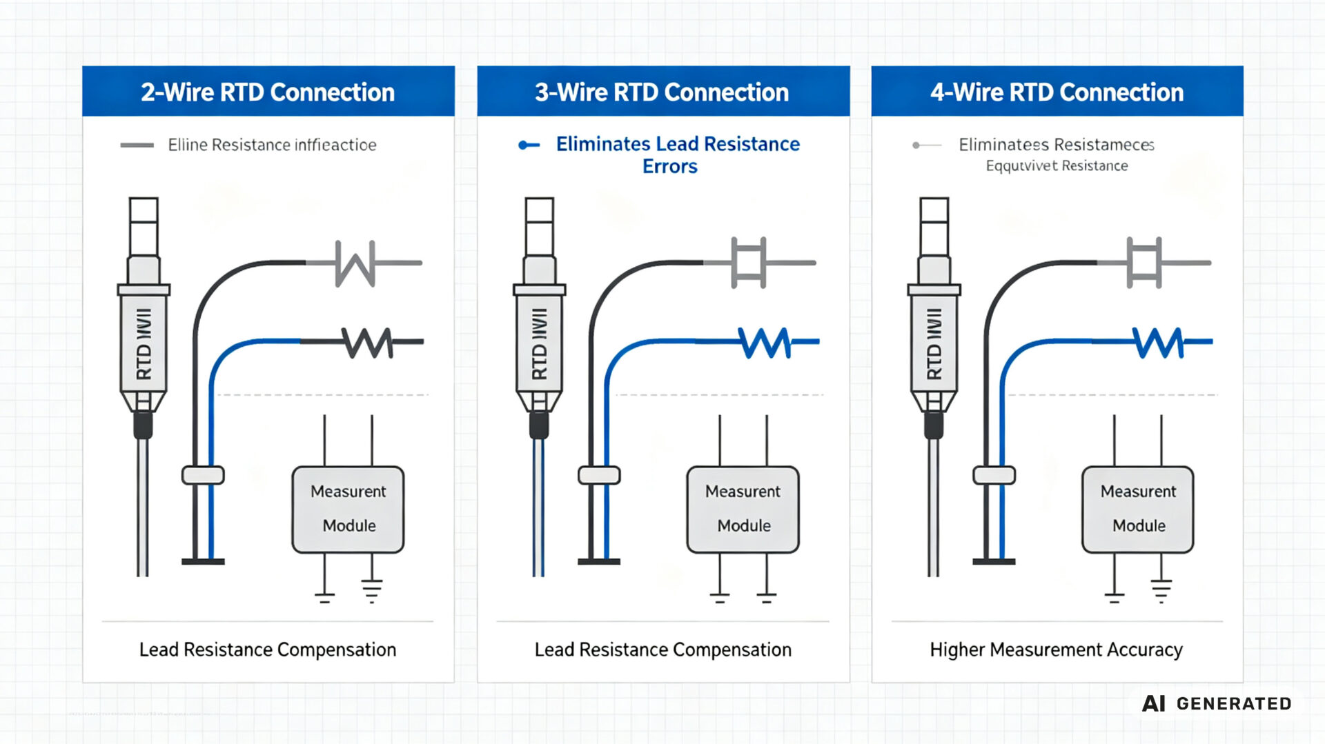 Industrial Temperature Sensor Installation with Shielded Cable Assembly