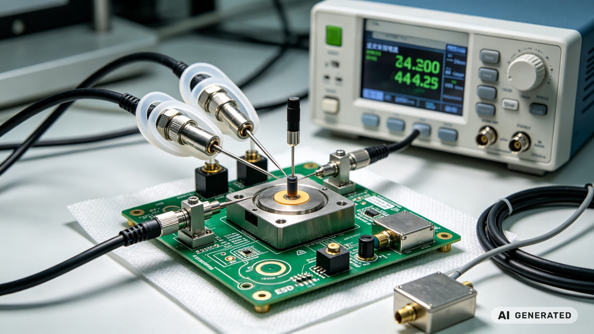 Low Current Semiconductor Test Precision SMU Guarding