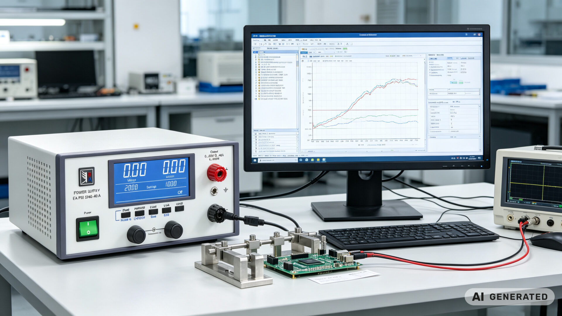 Remote Controlled Power Supply for Automated R&D Testing