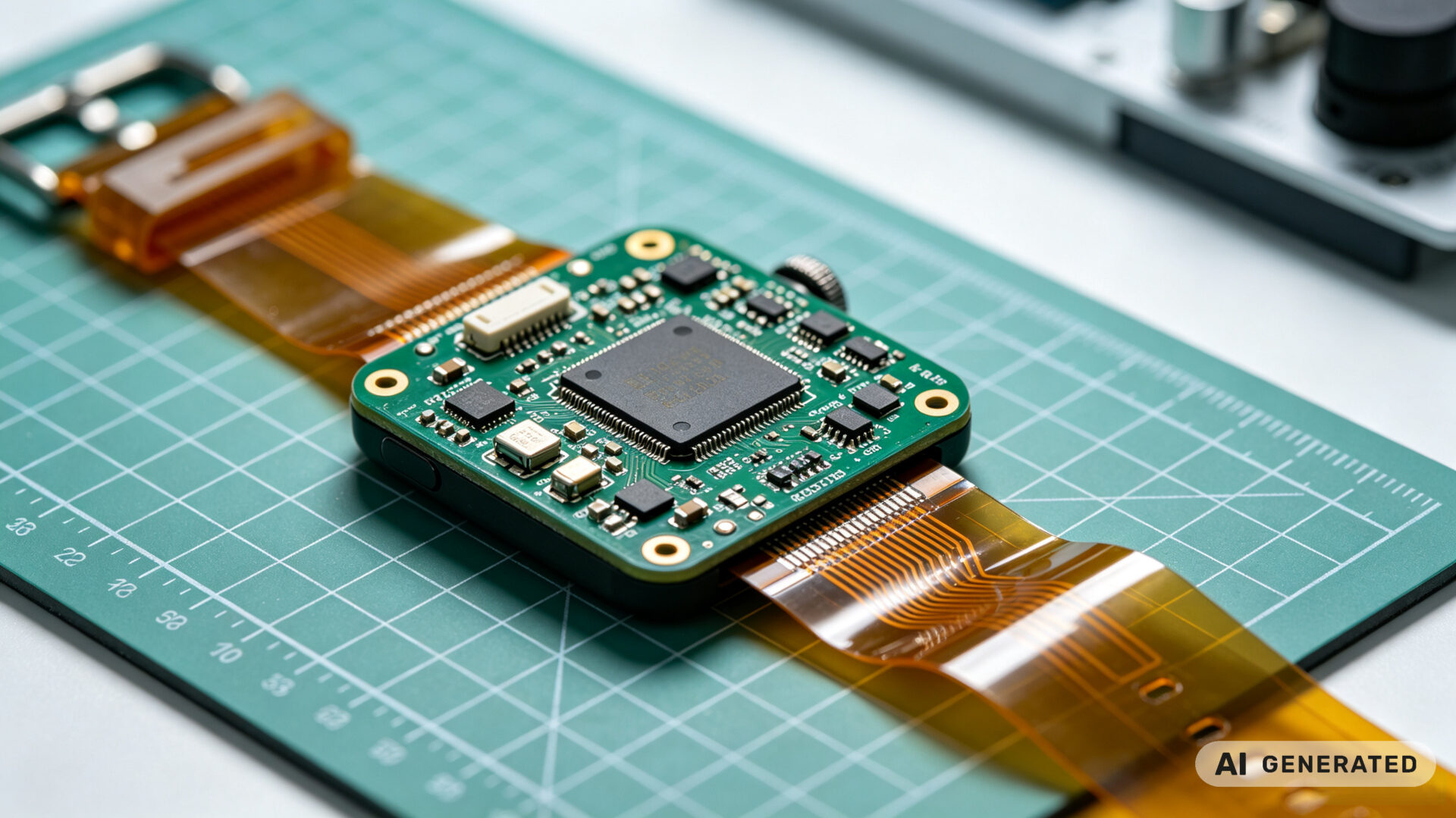 Rigid-Flex PCB Prototype for Wearable Smartwatch TPS Electronics Prototyping