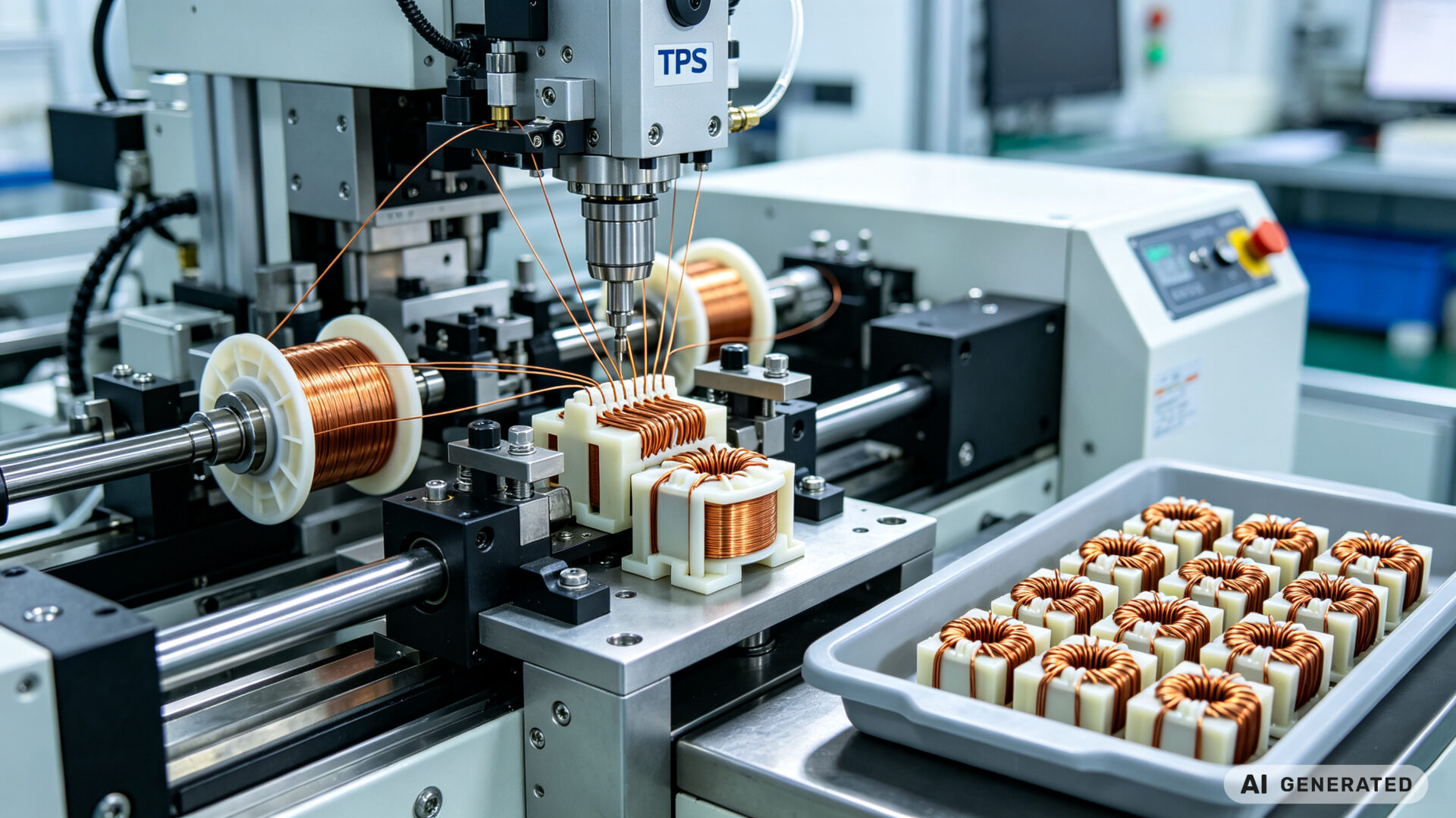 TPS Automated Coil Winding for High Frequency SMPS Transformers