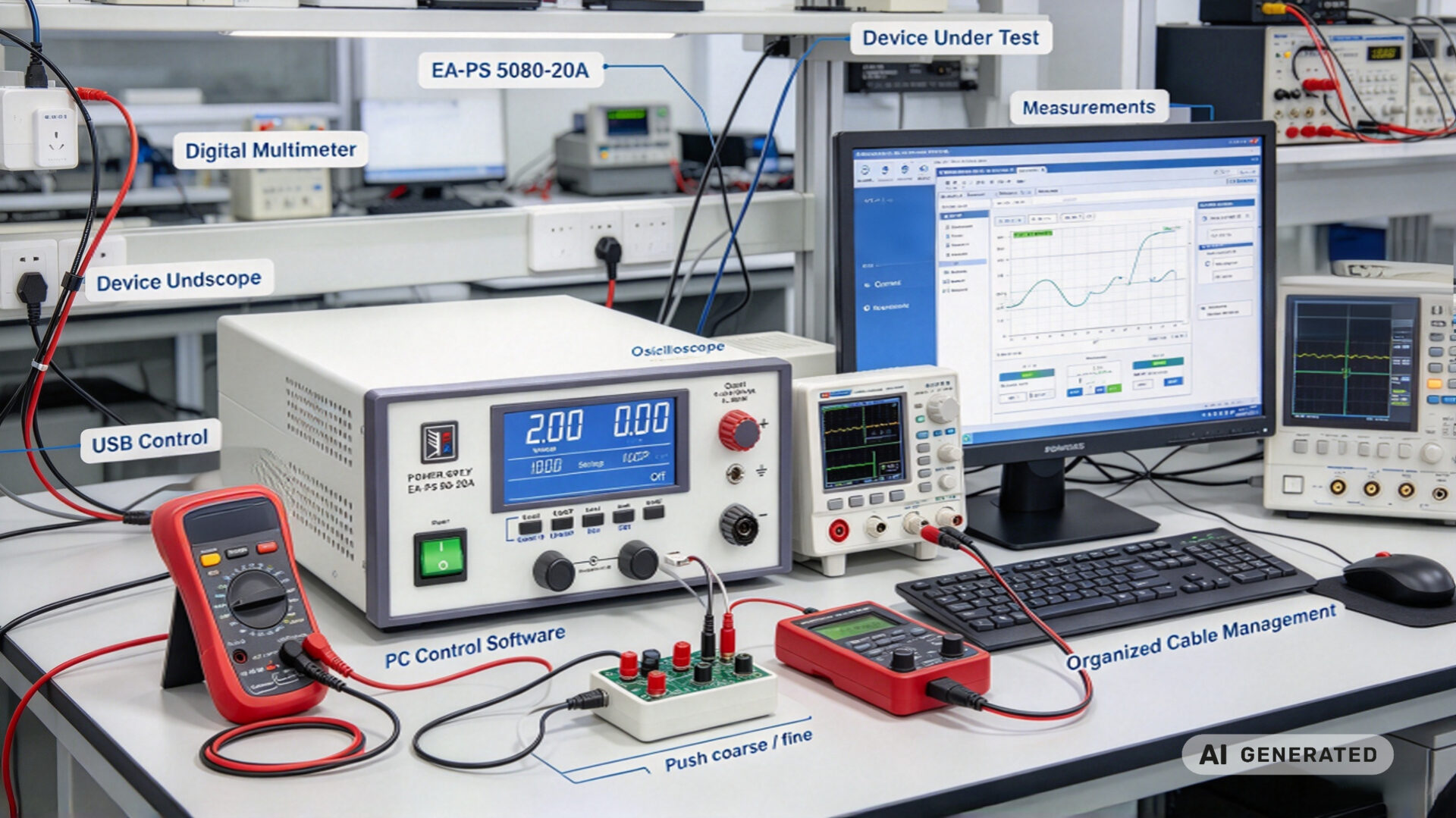 150V Power for Measurement Precision Lab Setup