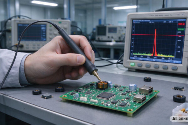 EMI Test Lab Near-Field Probe Debugging CISPR 32