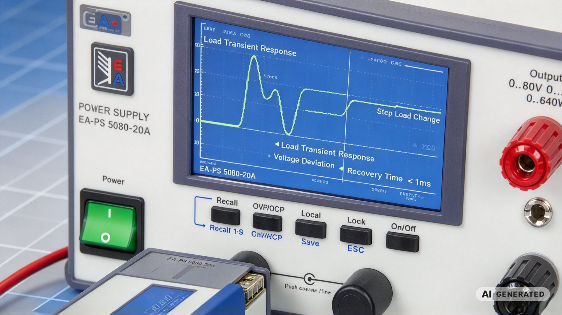 High Stability 150V PSU Load Regulation Response