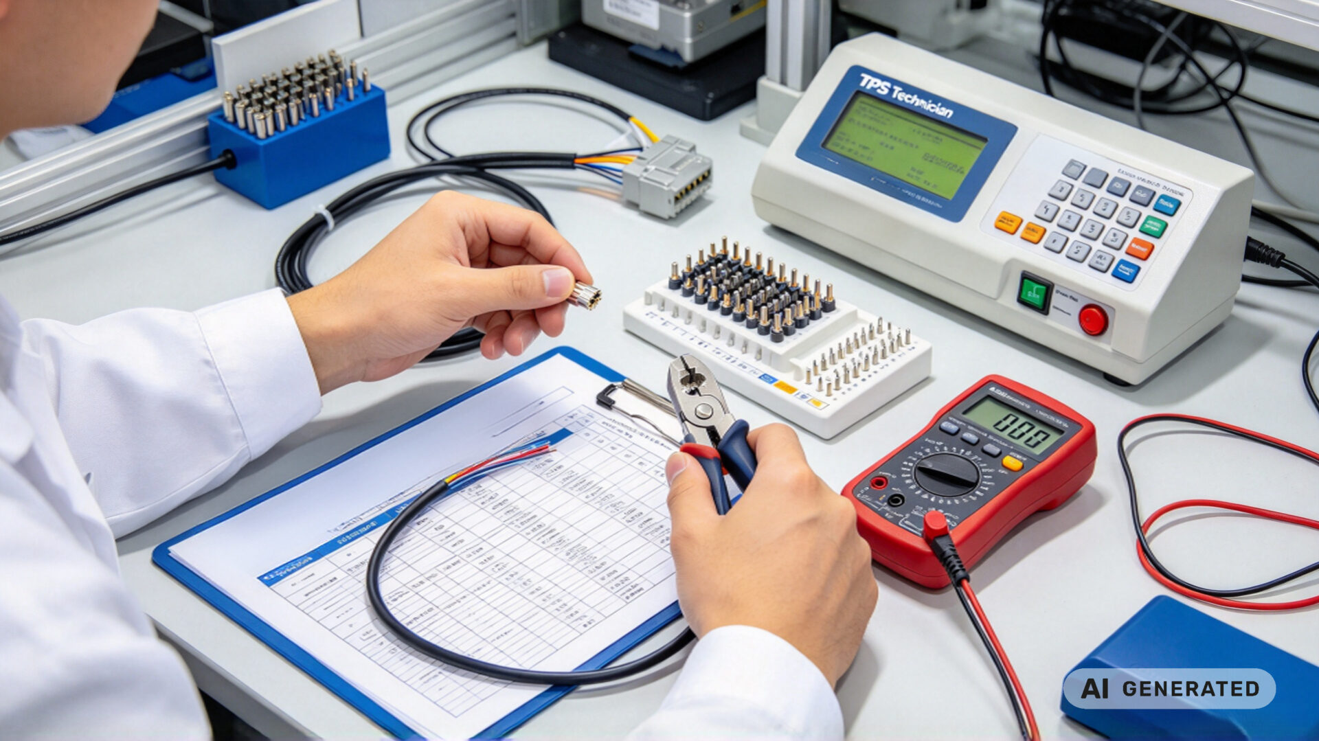 Servo Drive Cable Assembly Crimping Testing