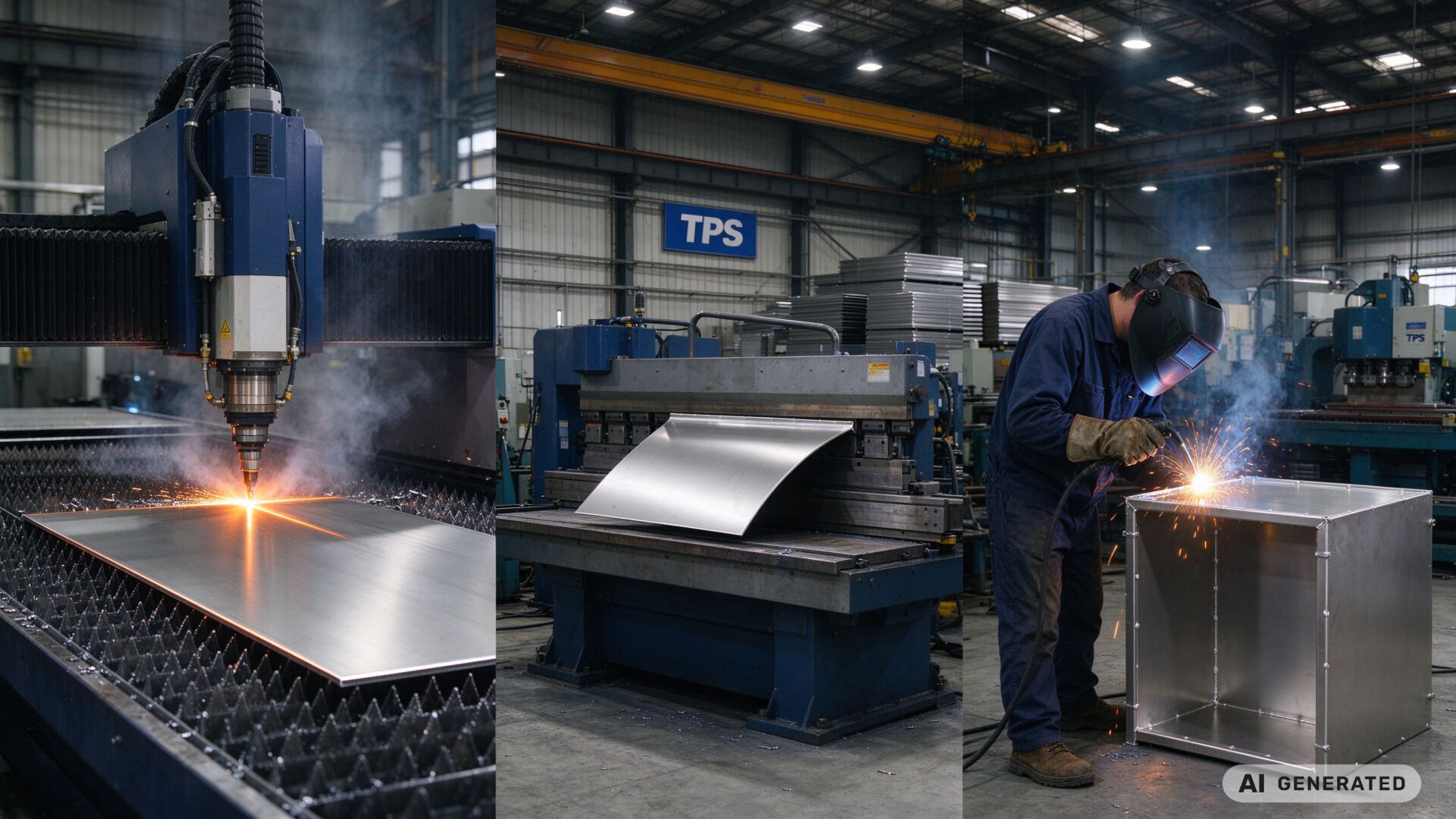 Sheet metal fabrication process Blechfertigungsverfahren