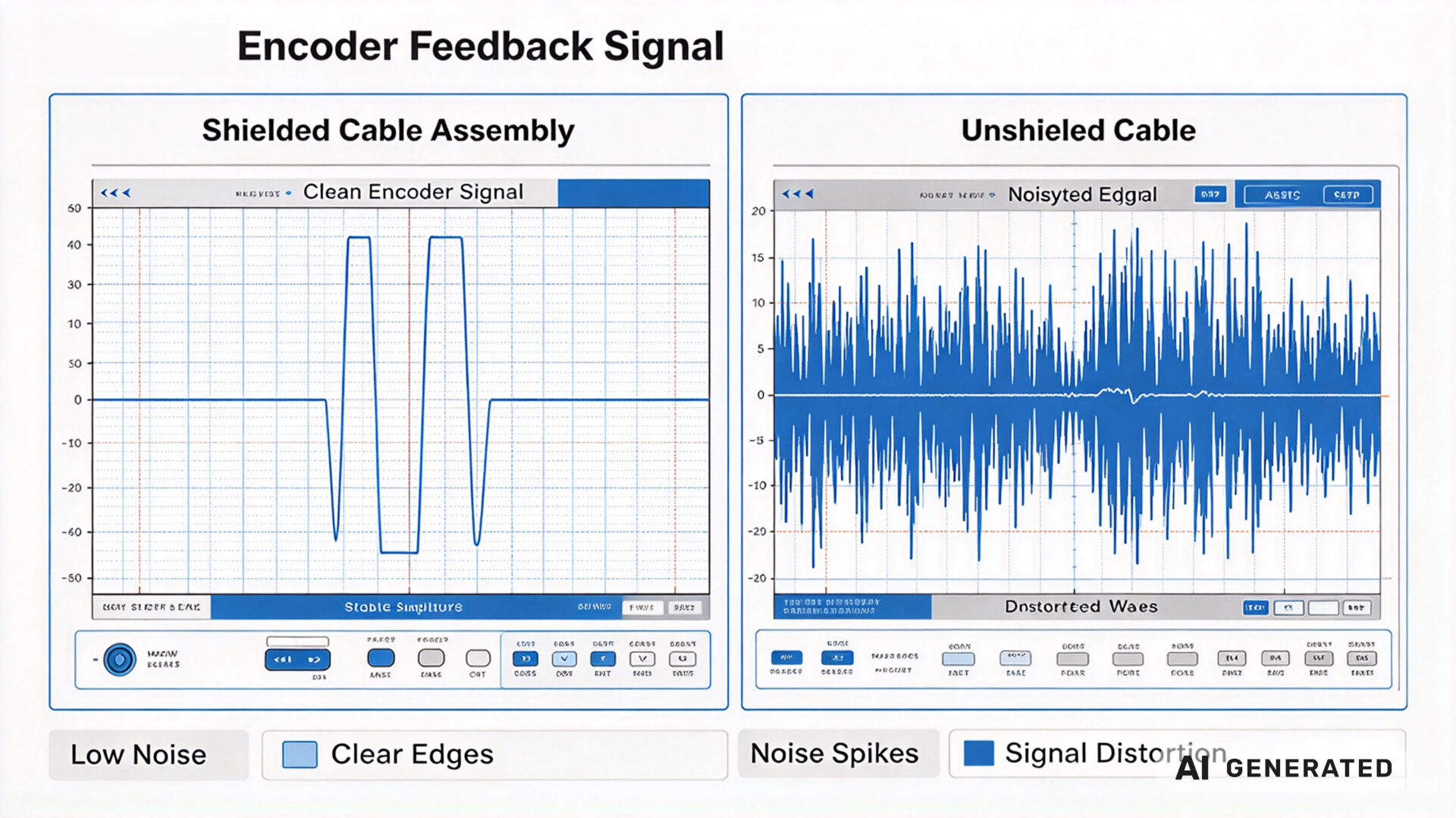 Signal Integrity Servo Cable Shielded vs Unshielded